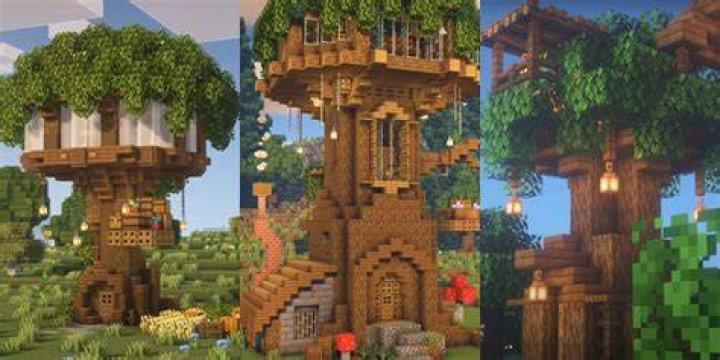 How to build a minecraft treehouse
