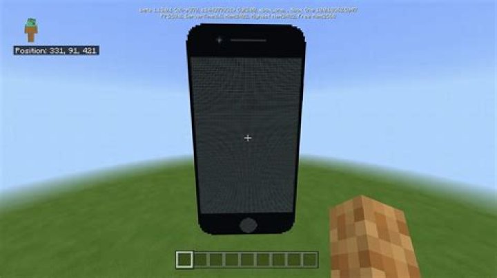 How to build a phone in minecraft