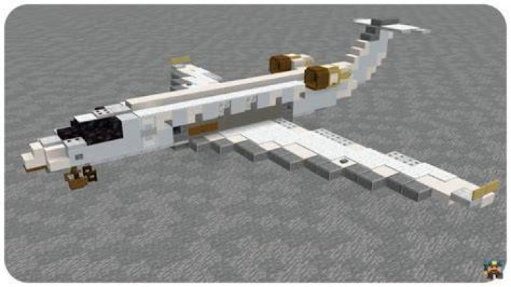 How to build a plane in minecraft