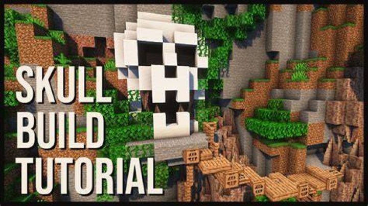 How to build a skull in minecraft