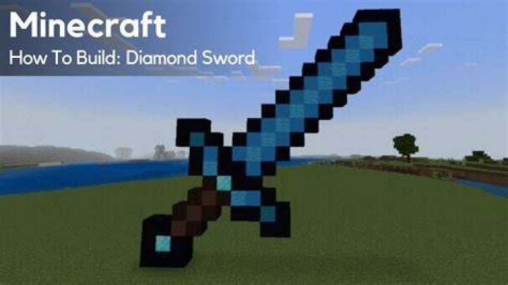 How to build a sword in minecraft
