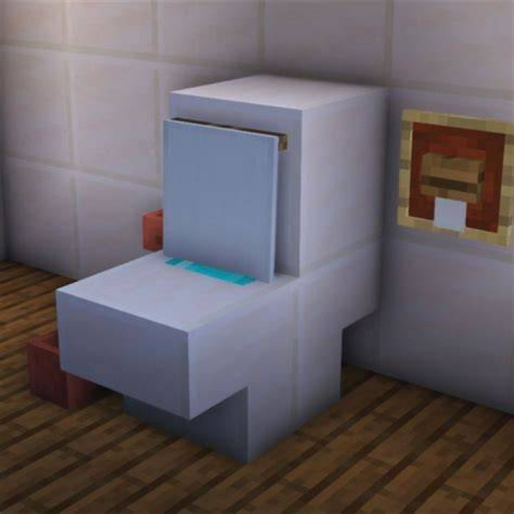 How to build a toilet in minecraft