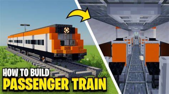How to build a train in minecraft