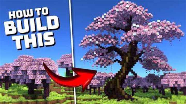 How to build a tree in minecraft