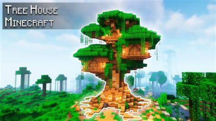 How to build a treehouse in minecraft