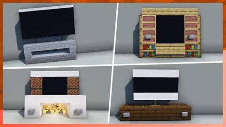 How to build a tv in minecraft