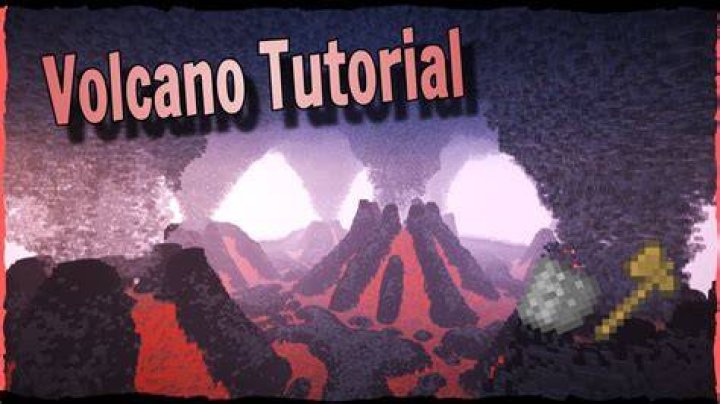 How to build a volcano in minecraft