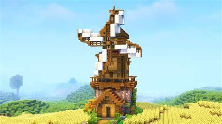 How to build a windmill in minecraft