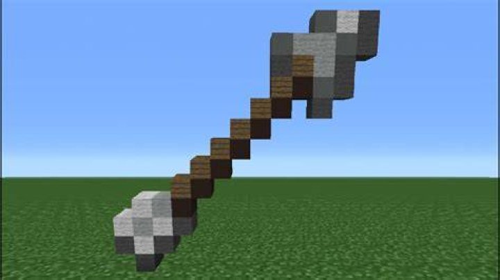 How to build arrow in minecraft