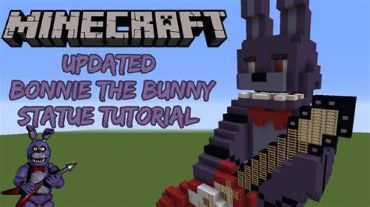 How to build bonnie in minecraft