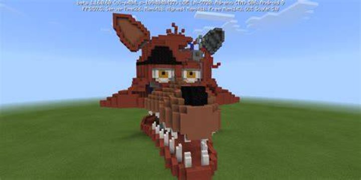 How to build foxy in minecraft