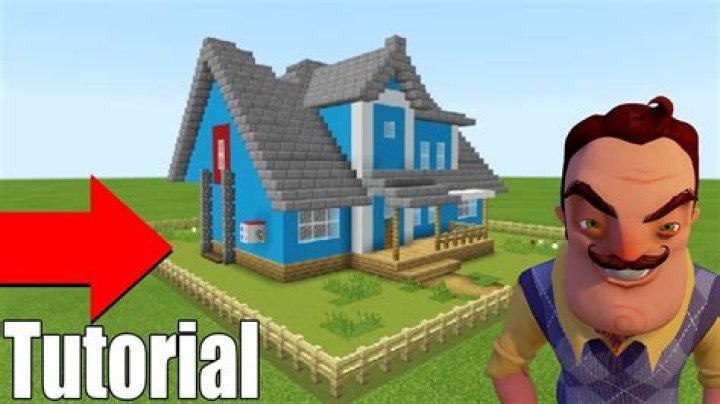 How to build hello neighbor in minecraft