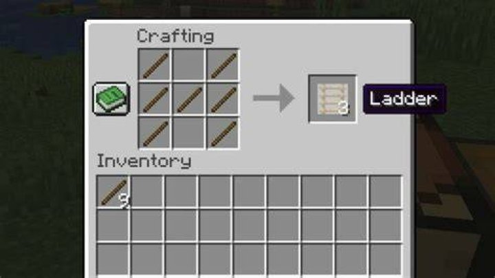 How to build ladder in minecraft