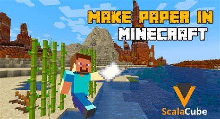 How to build paper in minecraft