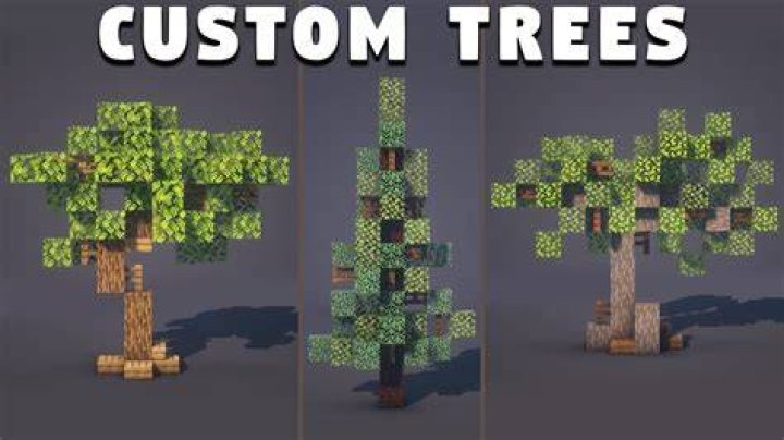 How to build trees in minecraft