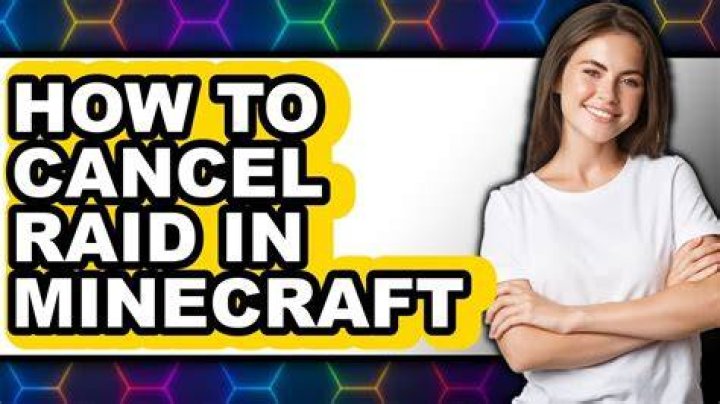 How to cancel a raid in minecraft