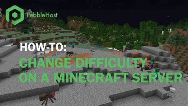 How to change difficulty in minecraft server