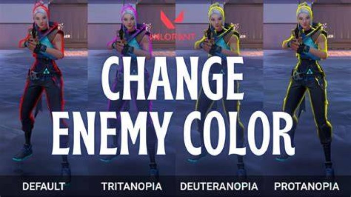 How to change enemy outline valorant