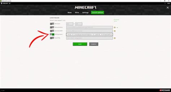 How to change jvm arguments in minecraft