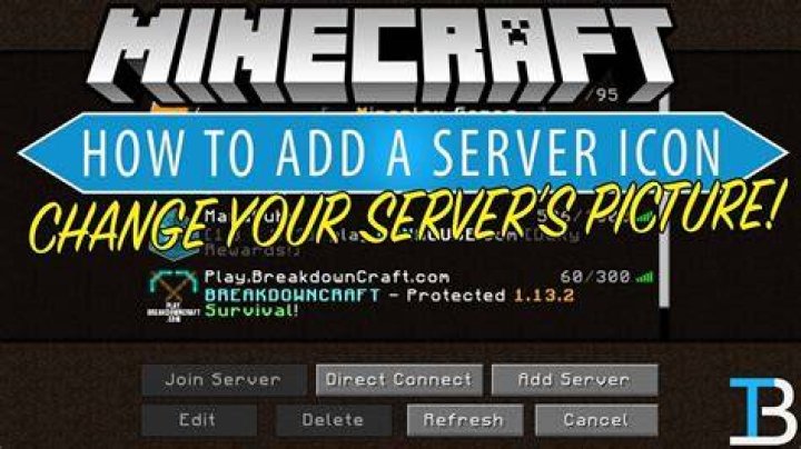 How to change minecraft server picture