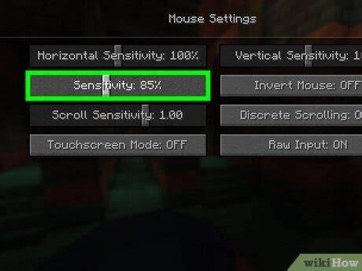 How to change mouse sensitivity minecraft