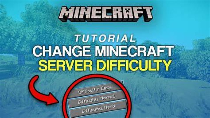 How to change server difficulty minecraft