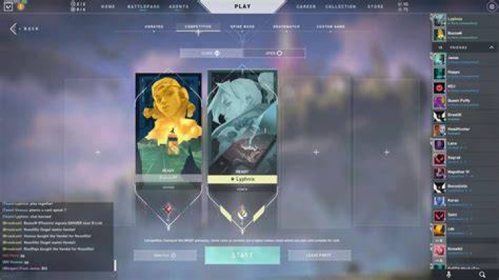 How to change valorant home screen