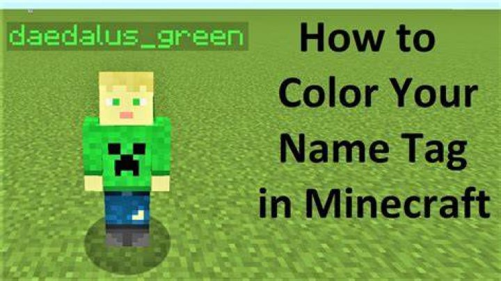 How to change your minecraft name color