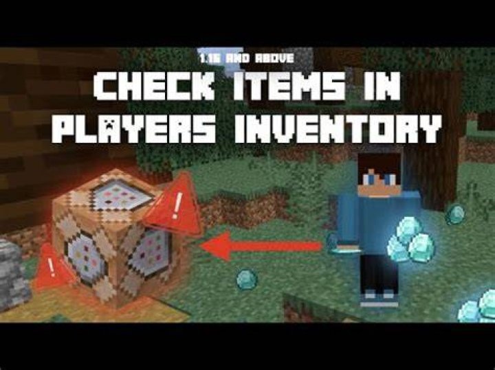 How to check player’s inventory minecraft