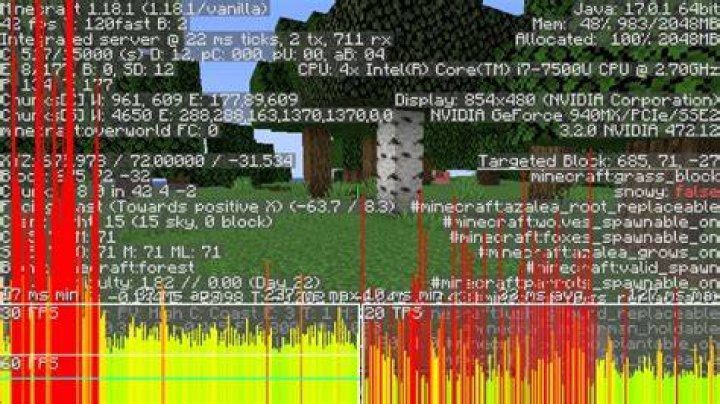 How to check server tick rate minecraft