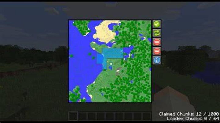 How to claim chunks in minecraft