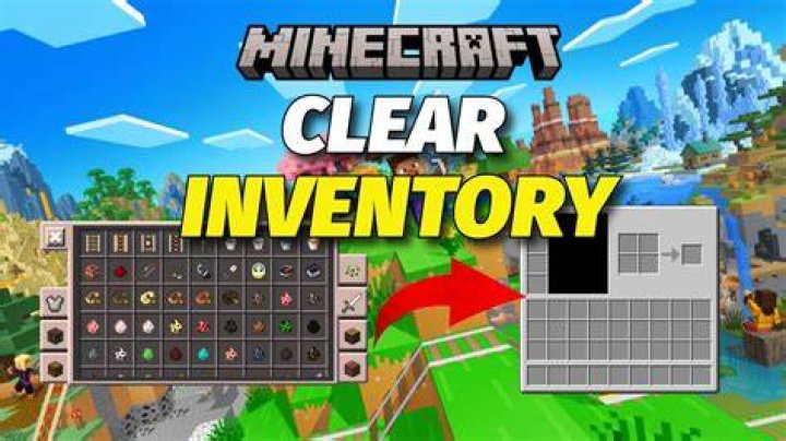 How to clear inventory in minecraft pc