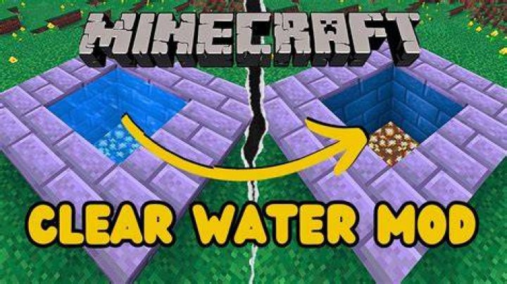 How to clear out water minecraft