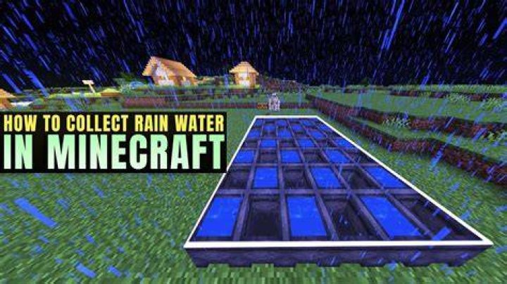 How to collect water in minecraft