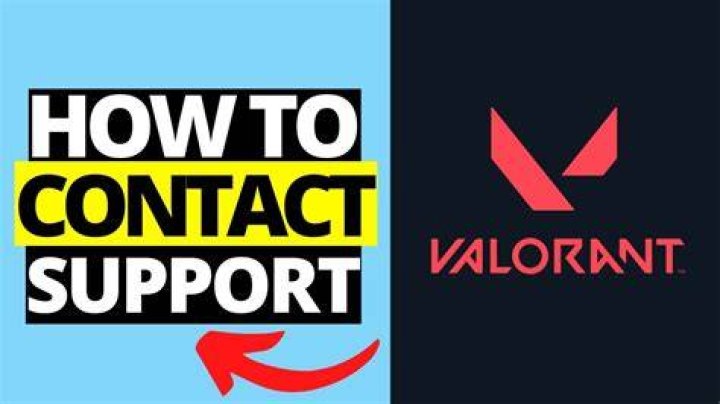How to contact valorant support