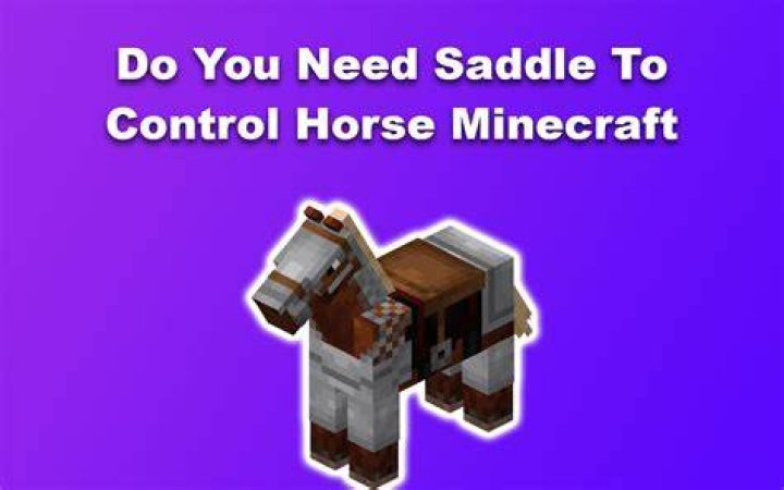 How to control a horse in minecraft