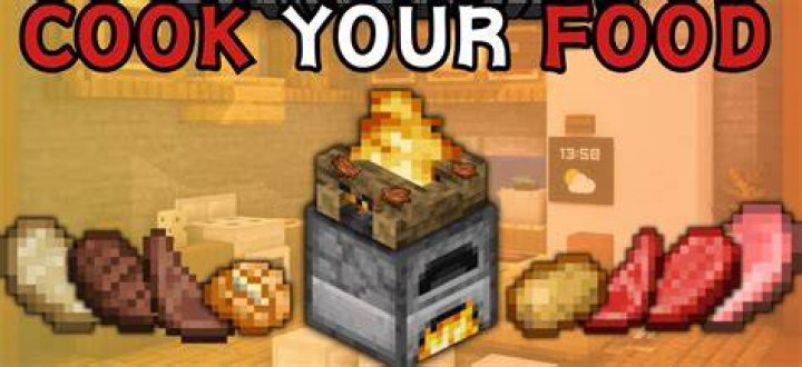 How to cook something in minecraft