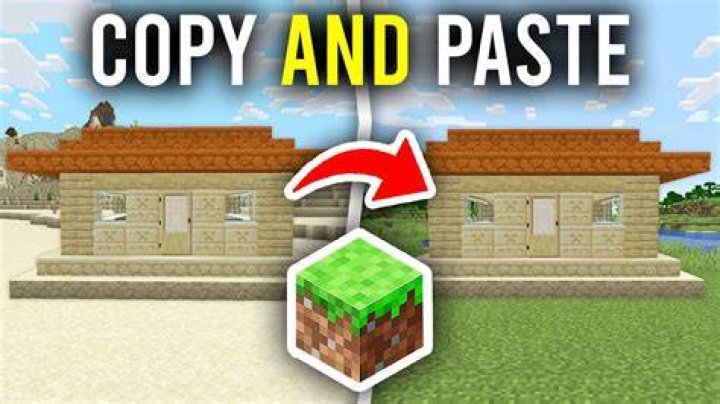 How to copy and paste on minecraft