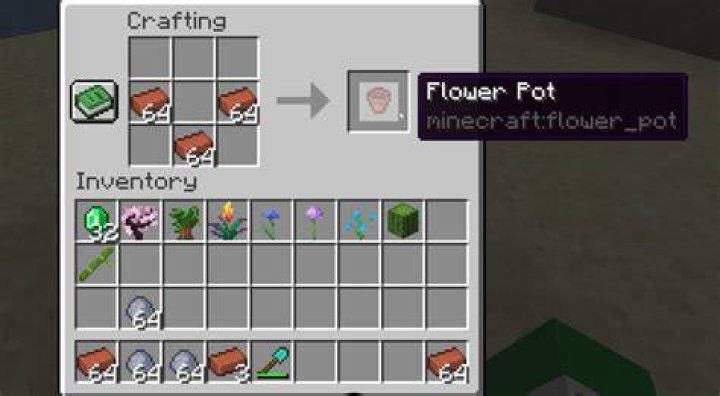 How to craft a flower pot minecraft