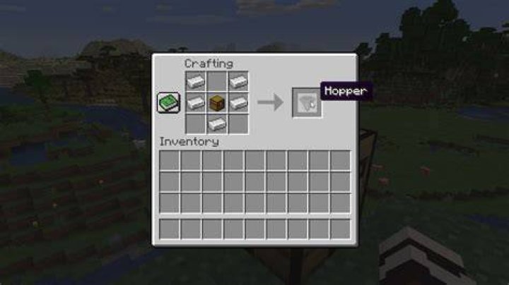 How to craft a hopper minecraft