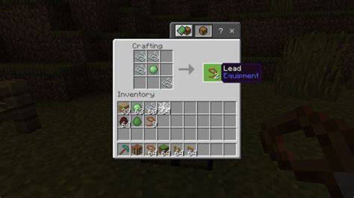 How to craft a leash in minecraft