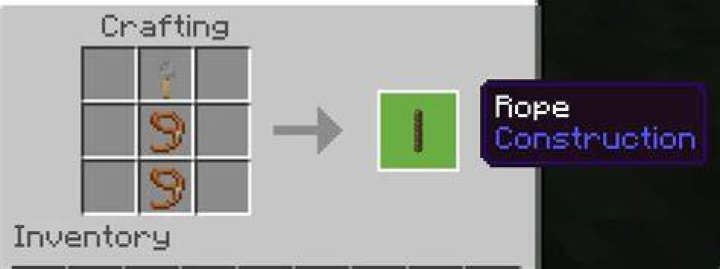 How to craft a rope in minecraft