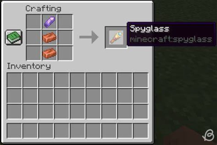 How to craft a spyglass in minecraft
