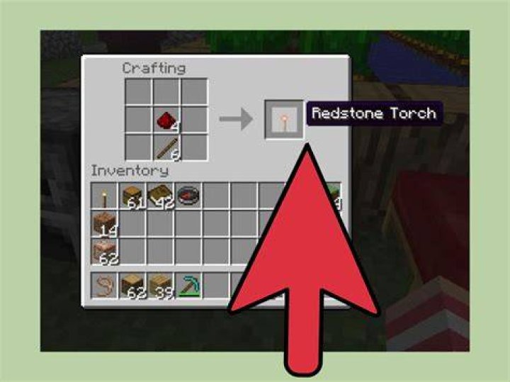 How to craft a torch in minecraft