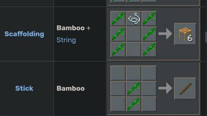 How to craft bamboo in minecraft