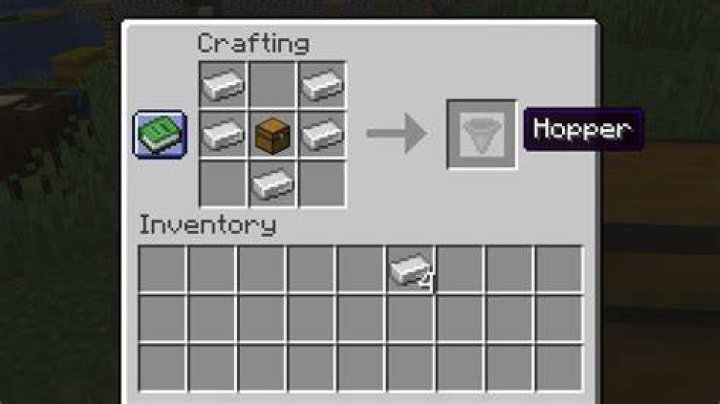 How to craft hoppers in minecraft