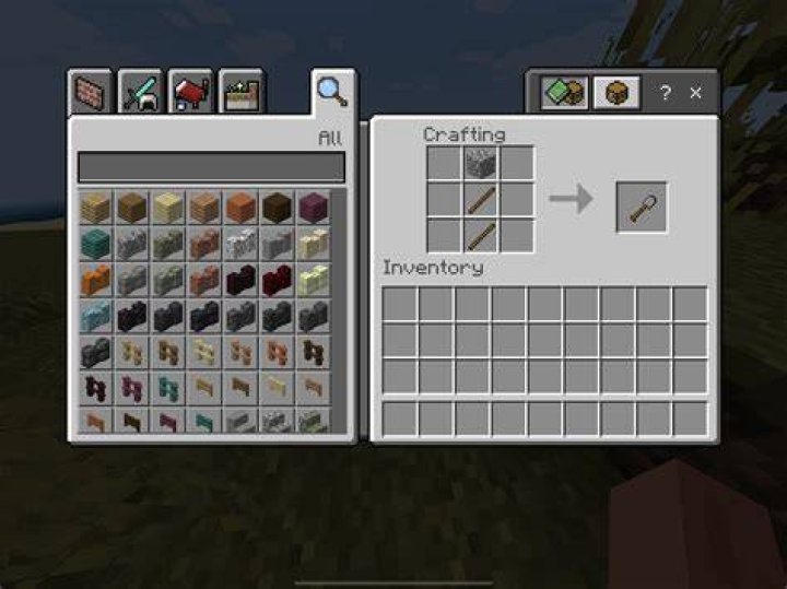 How to craft shovel in minecraft