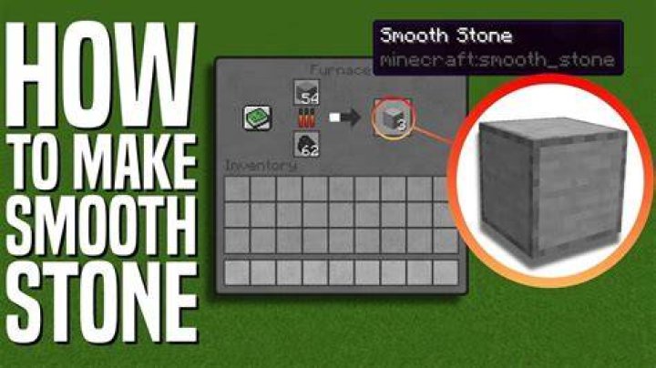 How to craft smooth stone in minecraft