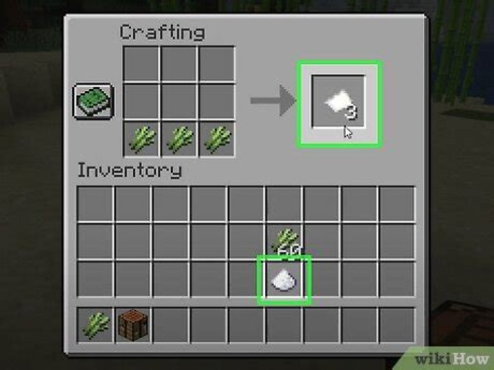 How to craft sugar cane in minecraft