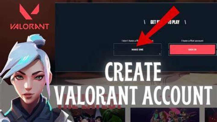 How to create a valorant account